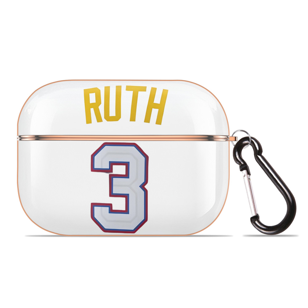  AirPods Pro Protective Case Rose Gold, Flexible PC Material, Precise Fit, Anti-Slip Cover, Full Protection, Fingerprint Resistant, Washable With Keychain