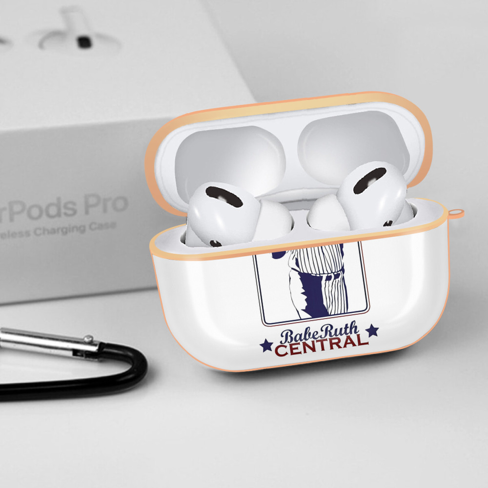  AirPods Pro Protective Case Rose Gold, Flexible PC Material, Precise Fit, Anti-Slip Cover, Full Protection, Fingerprint Resistant, Washable With Keychain