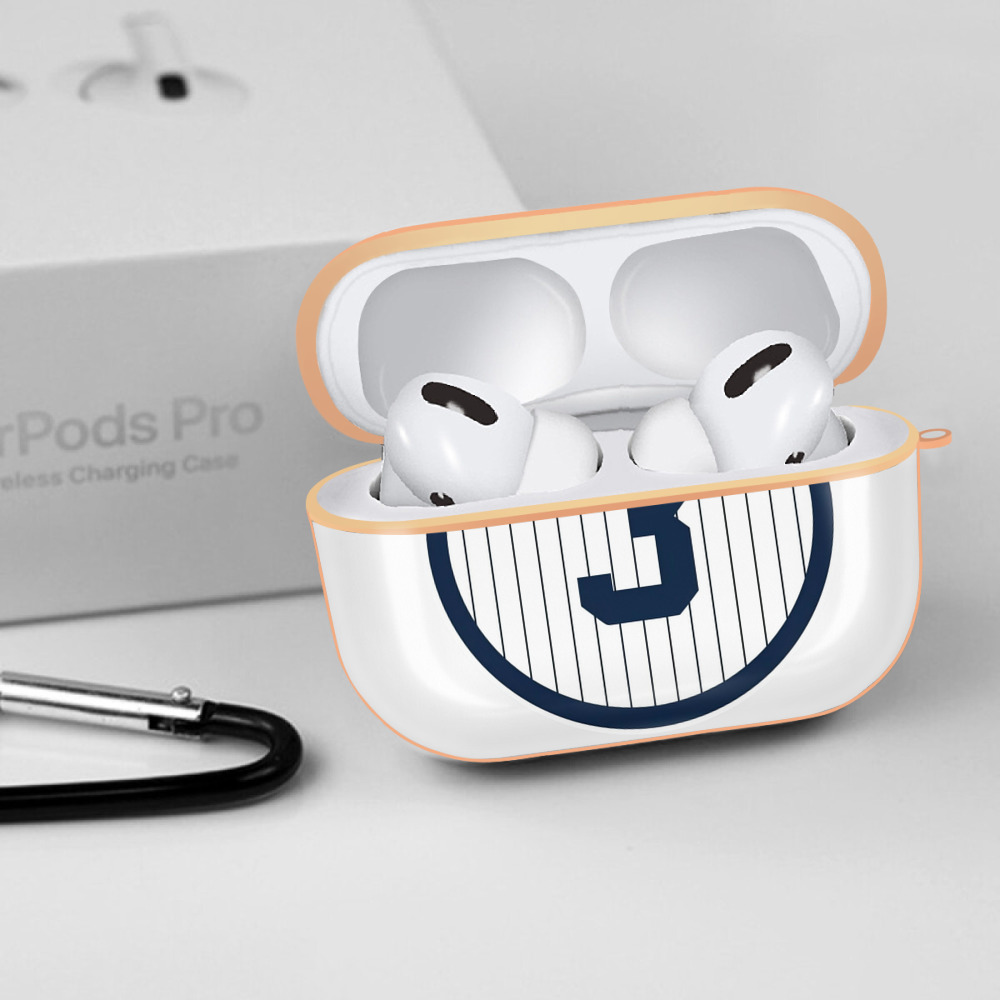  AirPods Pro Protective Case Rose Gold, Flexible PC Material, Precise Fit, Anti-Slip Cover, Full Protection, Fingerprint Resistant, Washable With Keychain