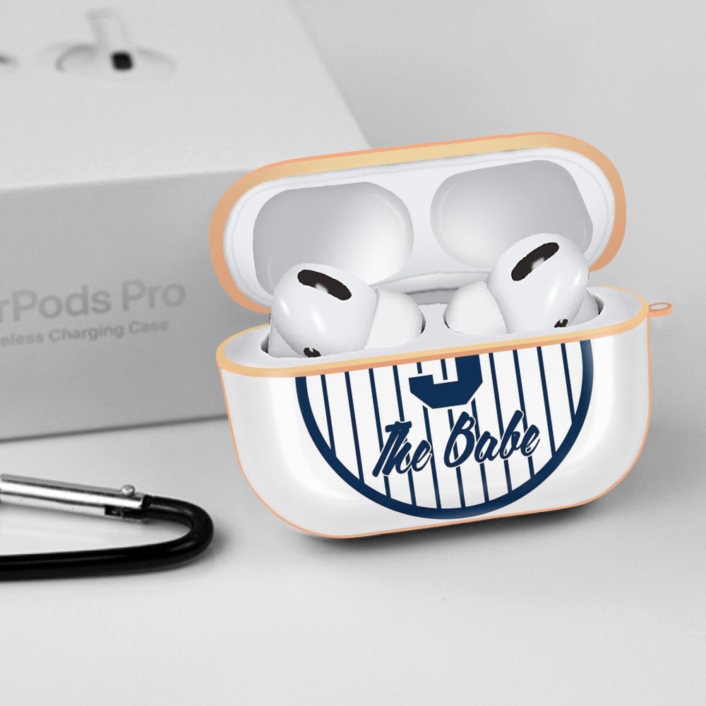  AirPods Pro Protective Case Rose Gold, Flexible PC Material, Precise Fit, Anti-Slip Cover, Full Protection, Fingerprint Resistant, Washable With Keychain