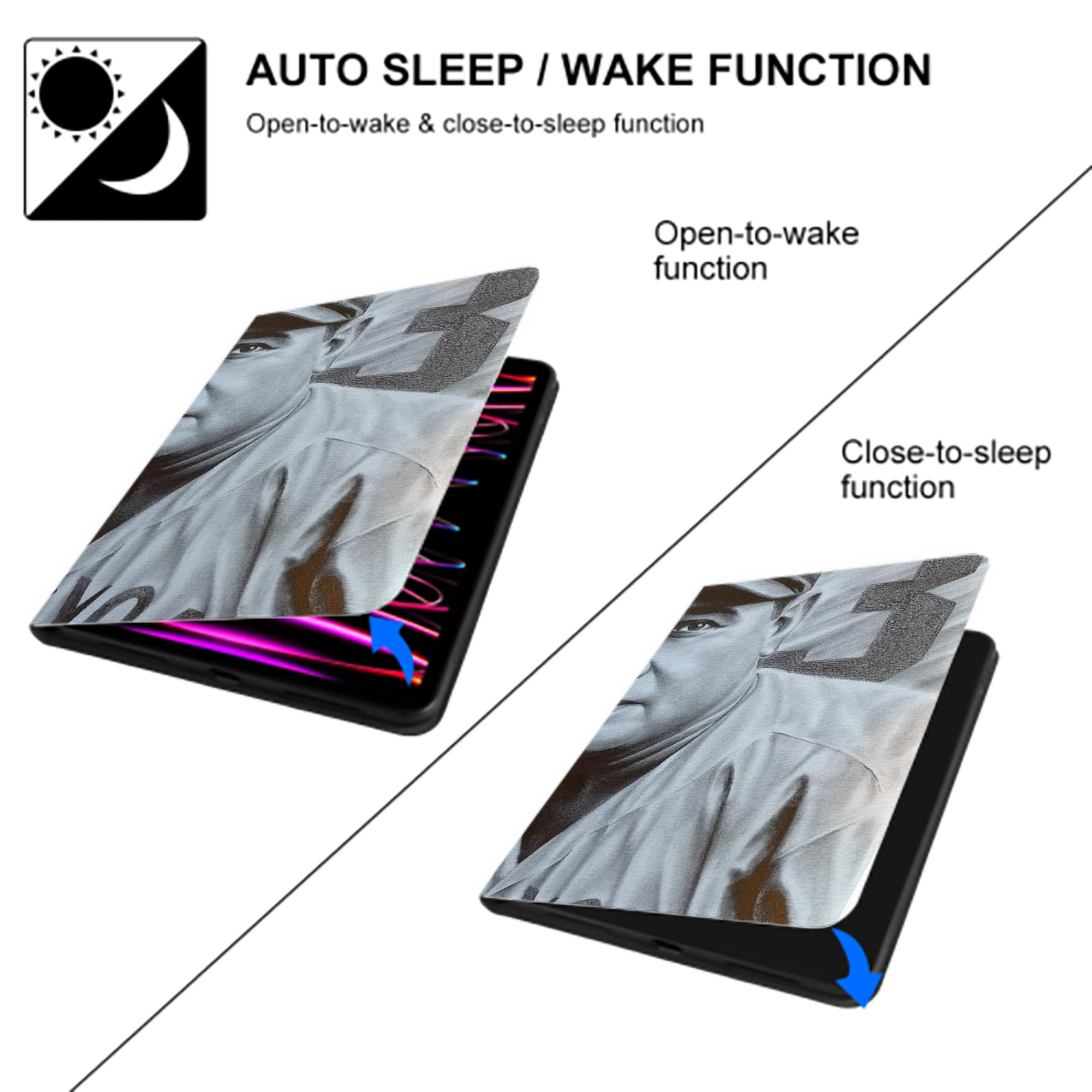 Babe Ruth 29 IPad Book-Style Case With Pencil Slot – Slim PU & TPU Cover – Full Protection, Precise Fit, Water & Scratch Resistant