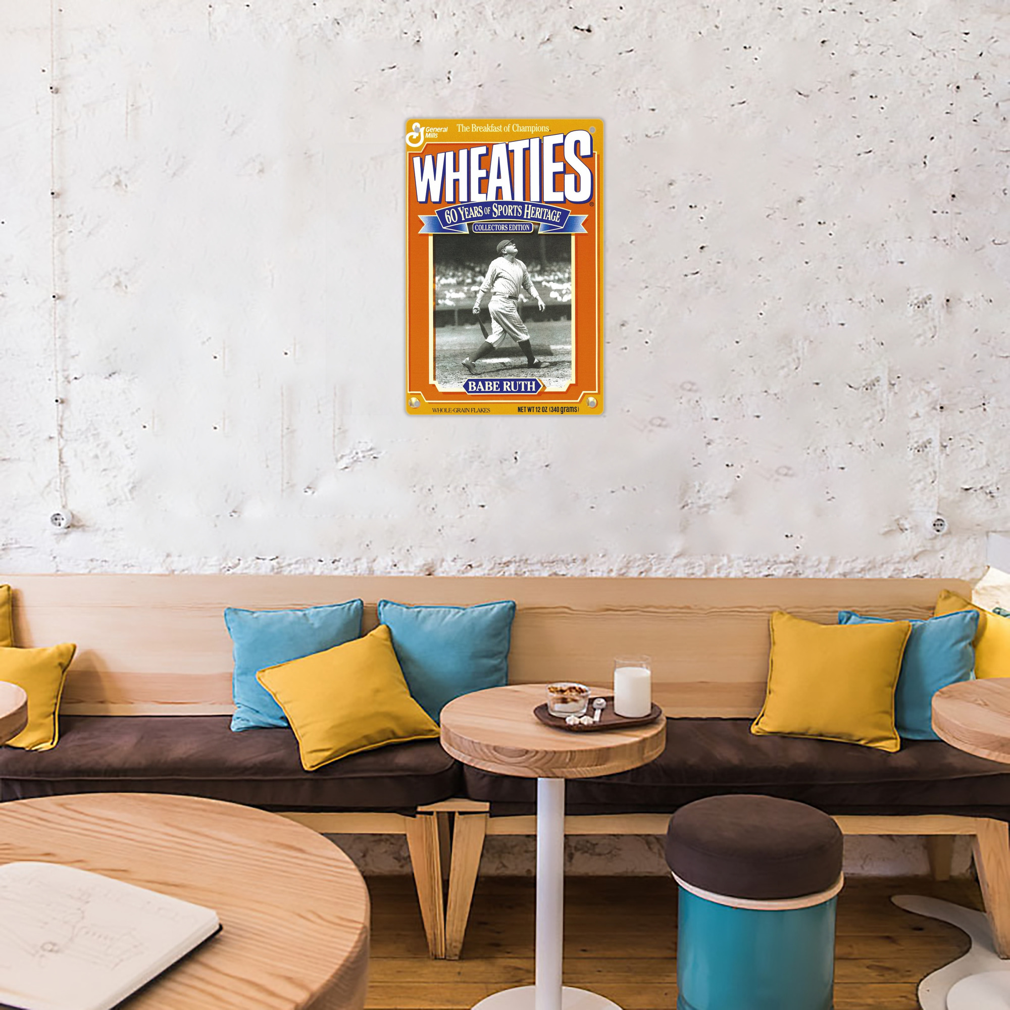 Babe Ruth 41 8x12inch Vertical Aluminum Sign - Durable Fade-Resistant Indoor/Outdoor Safety & Information Plaque For Office, Hotel, Restaurant, Bar, Public Spaces