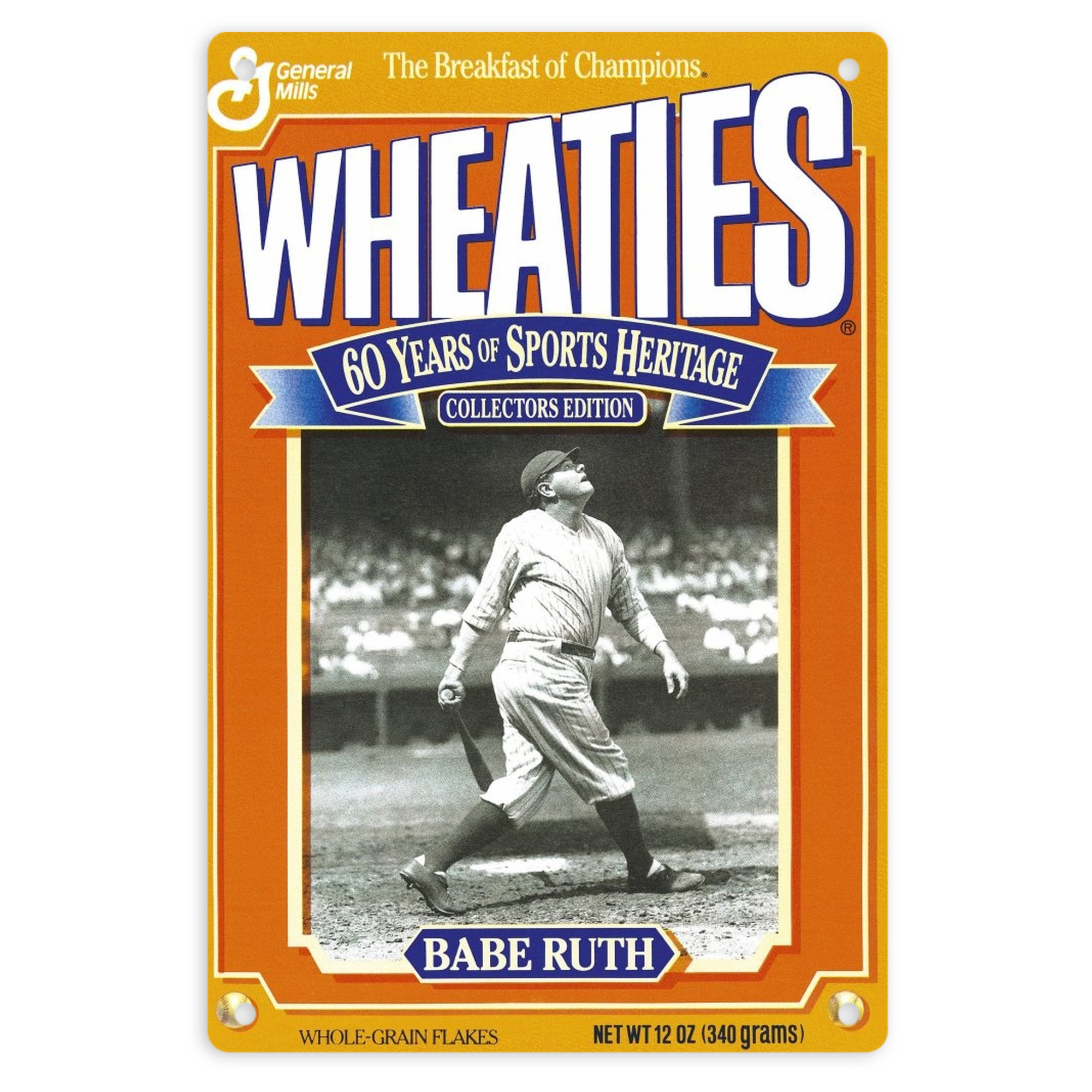 Babe Ruth 41 8x12inch Vertical Aluminum Sign - Durable Fade-Resistant Indoor/Outdoor Safety & Information Plaque For Office, Hotel, Restaurant, Bar, Public Spaces