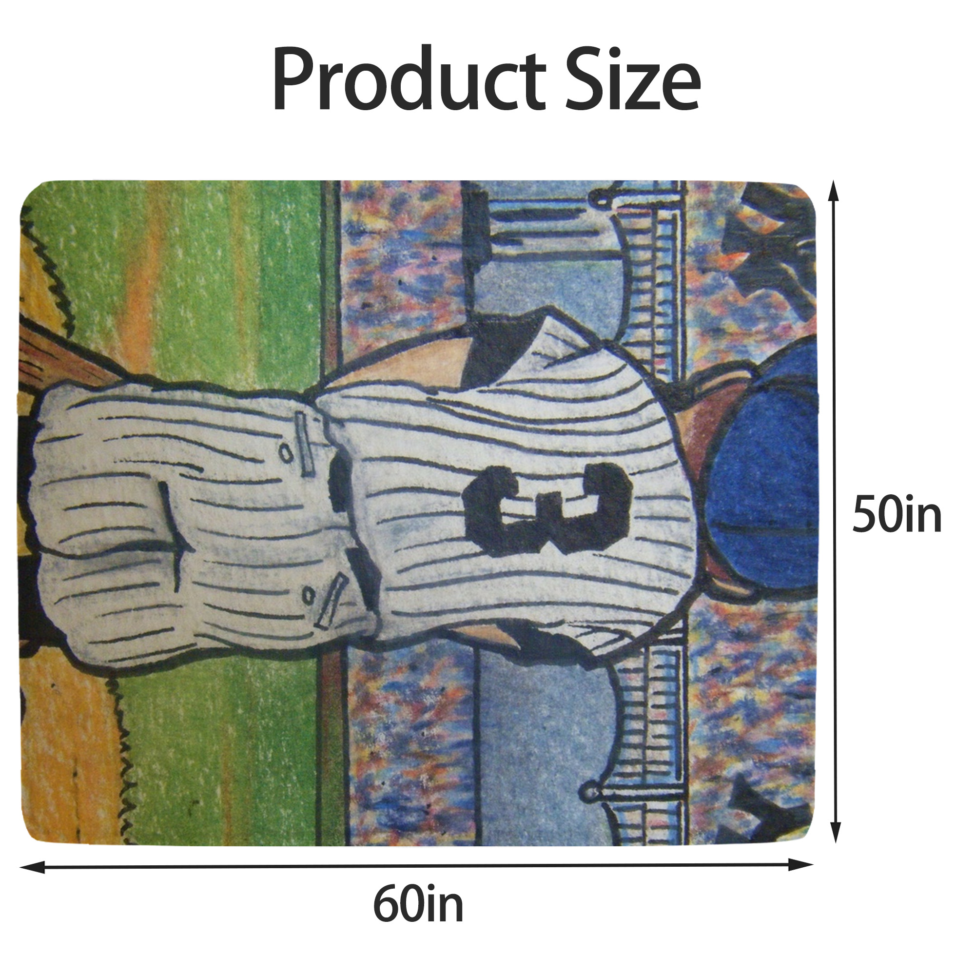 Babe Ruth 37 Soft Fleece Throw Blanket 50 X 60 Inch – Super Soft, Lightweight, And Durable – Perfect For Sofa, Bed, Camping, And More – Ideal Gift For Family And Friends