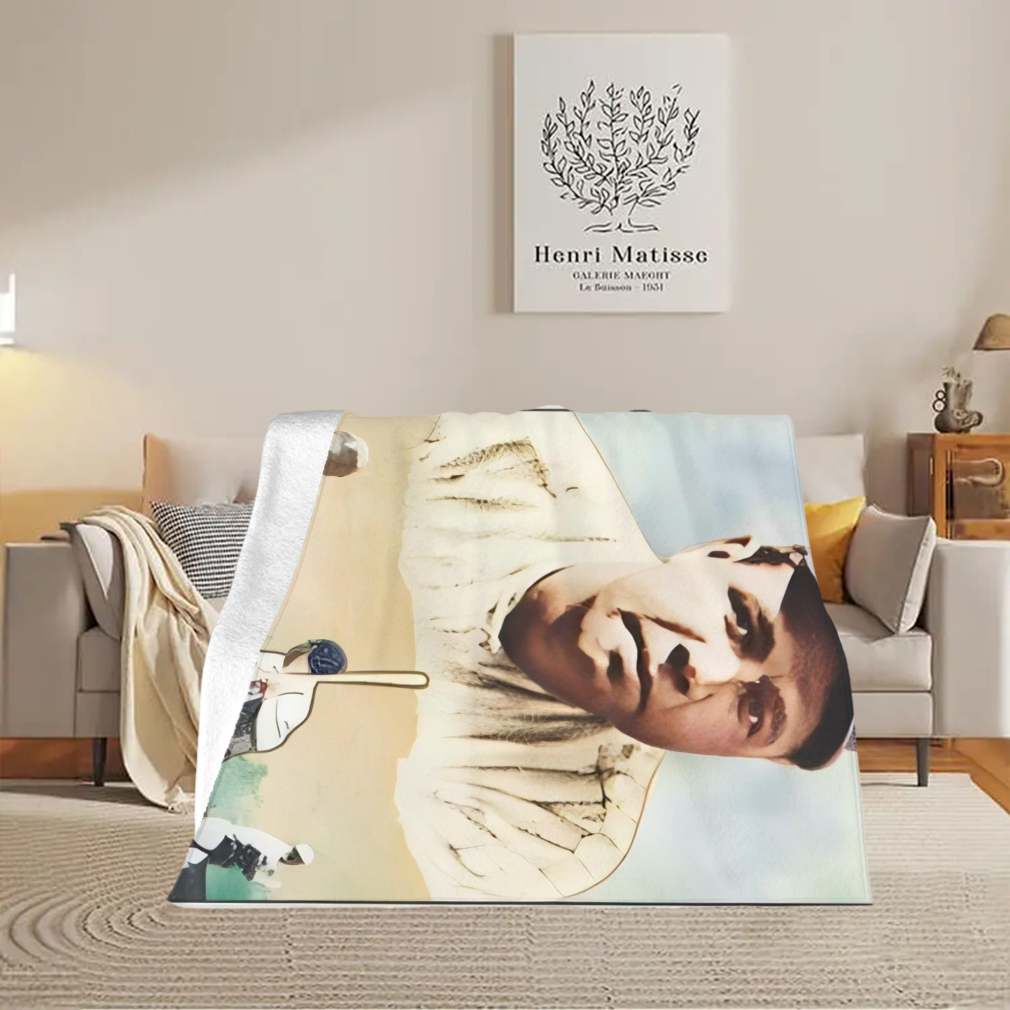 Babe Ruth 18 Soft Fleece Throw Blanket 50 X 60 Inch – Super Soft, Lightweight, And Durable – Perfect For Sofa, Bed, Camping, And More – Ideal Gift For Family And Friends