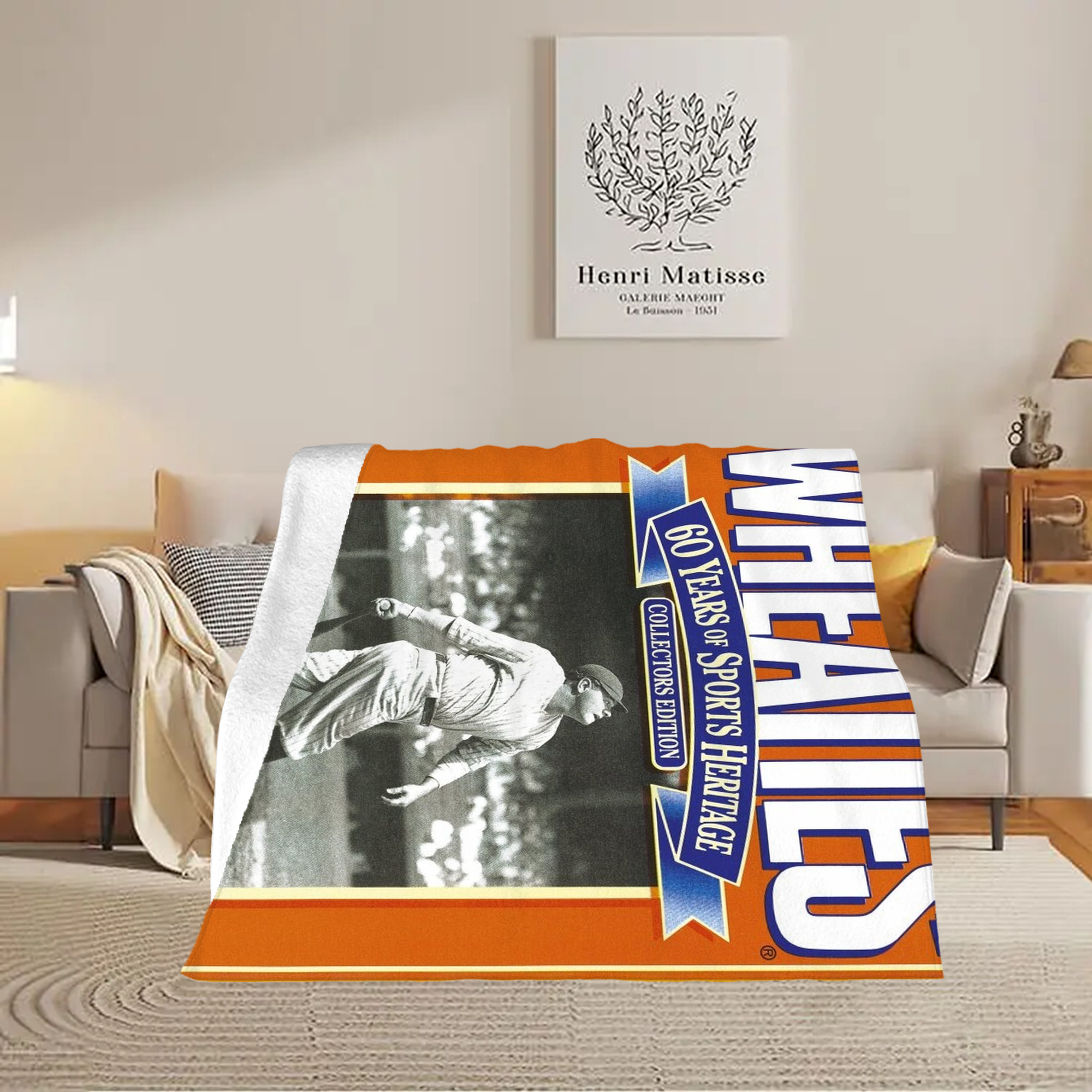 Babe Ruth 41 Soft Fleece Throw Blanket 50 X 60 Inch – Super Soft, Lightweight, And Durable – Perfect For Sofa, Bed, Camping, And More – Ideal Gift For Family And Friends