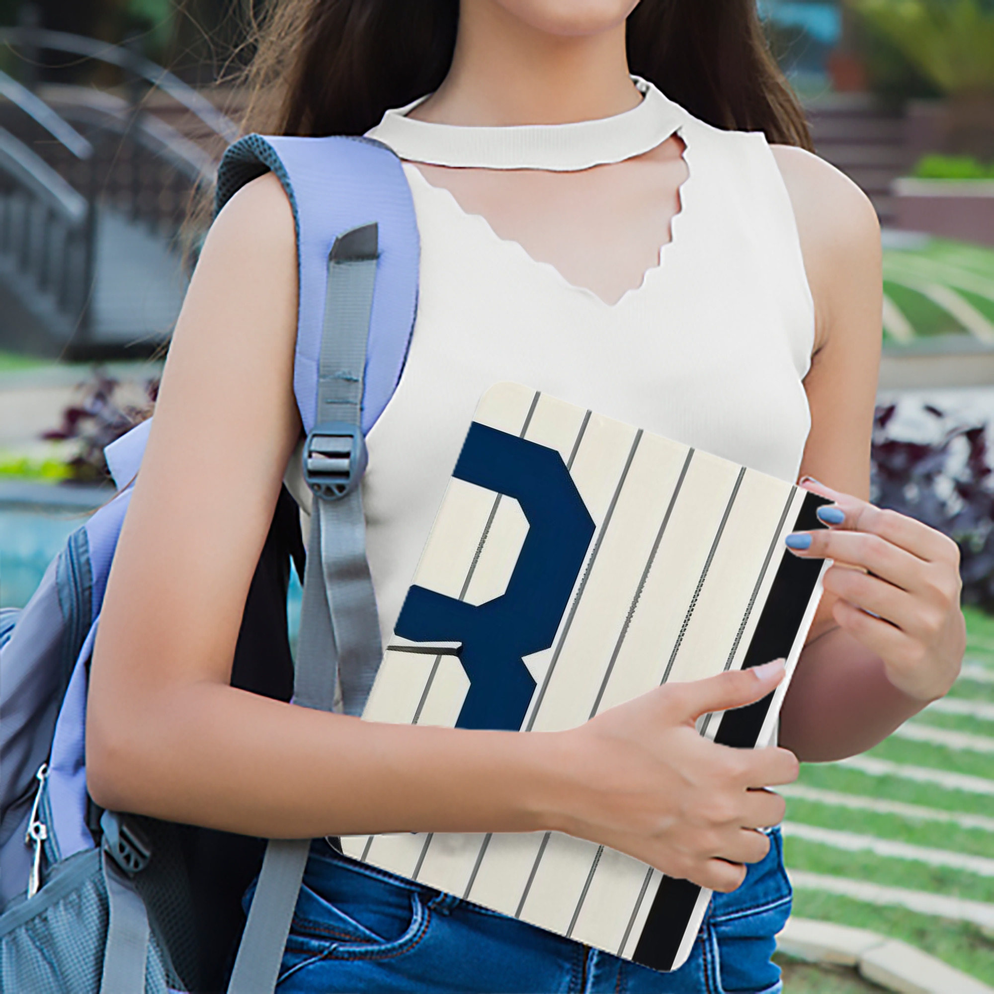 Babe Ruth 26 IPad Case Without Pencil Slot – Book-Style Cover With PU Leather & TPU – Slim, Durable, Scratch-Resistant, Full Protection & Easy Access