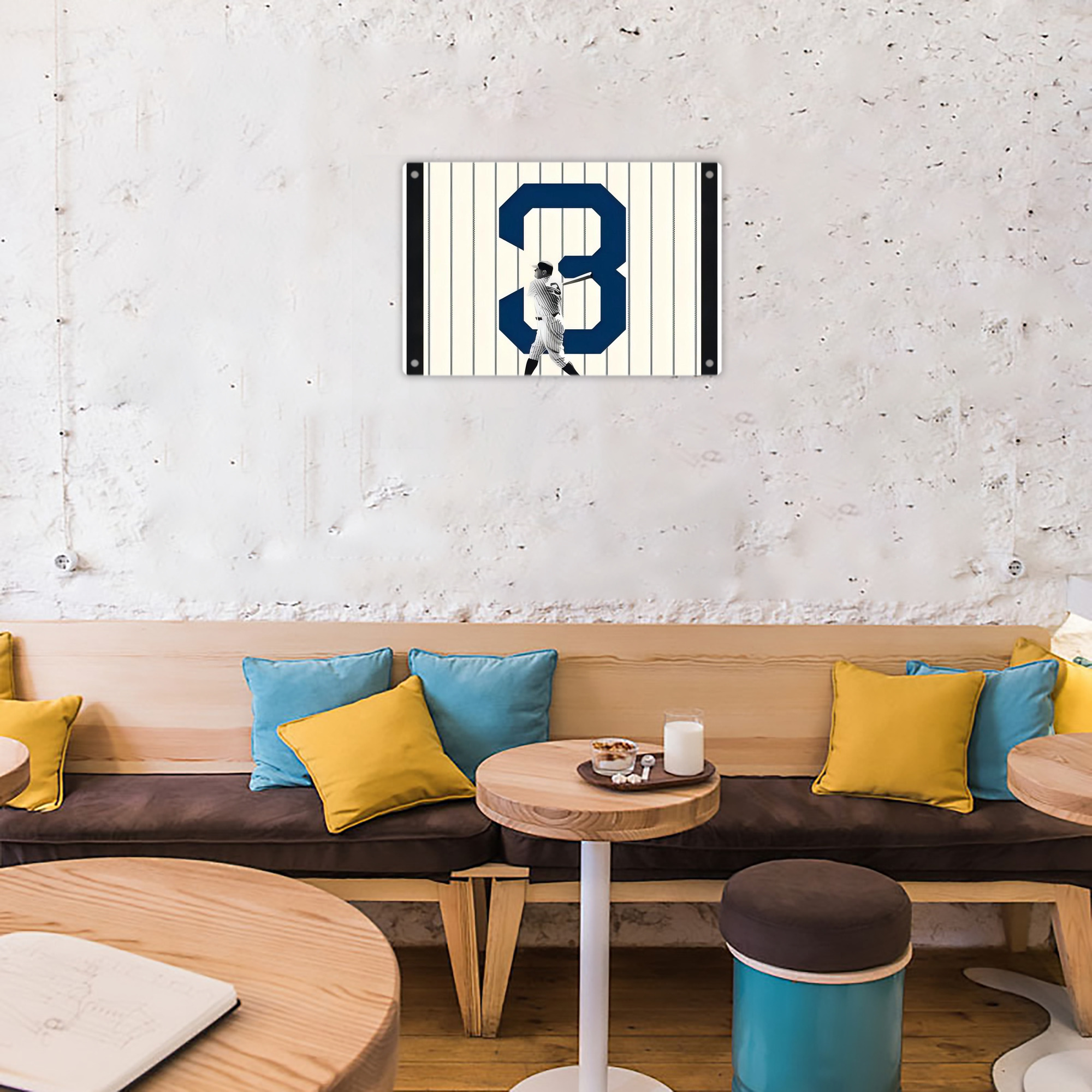 Babe Ruth 26 Decorative Aluminum Plaque – Horizontal Design – Durable, Stylish, Easy To Install – Ideal For Home, Office, Bar, And More